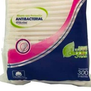 Foto 3 | Aplicadores De Algodón Protec Limpiecitos 300 Piezas