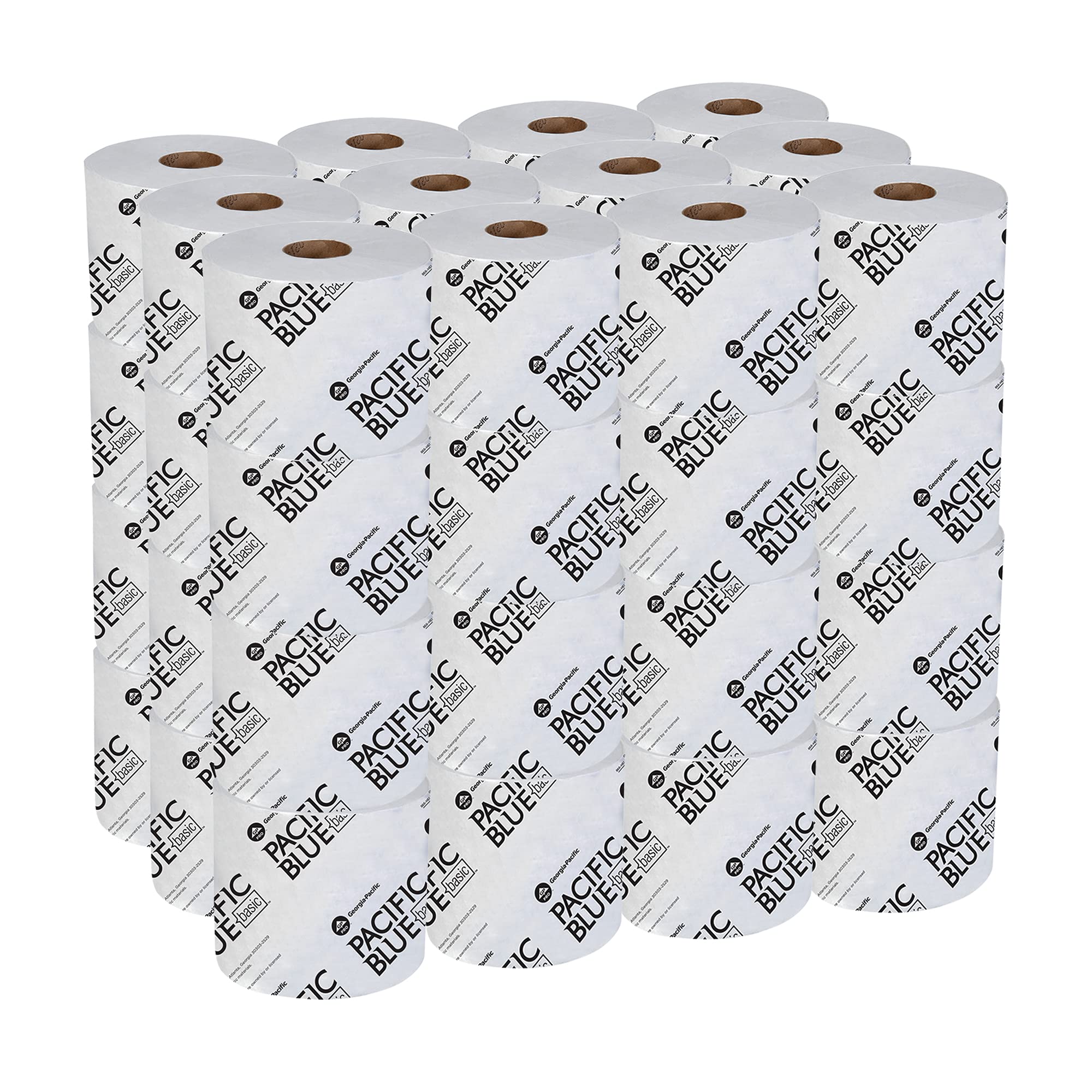 Papel Higiénico Georgia-pacific Pacific Blue Basic, 2 Capas, 48 Rollos - Venta Internacional.