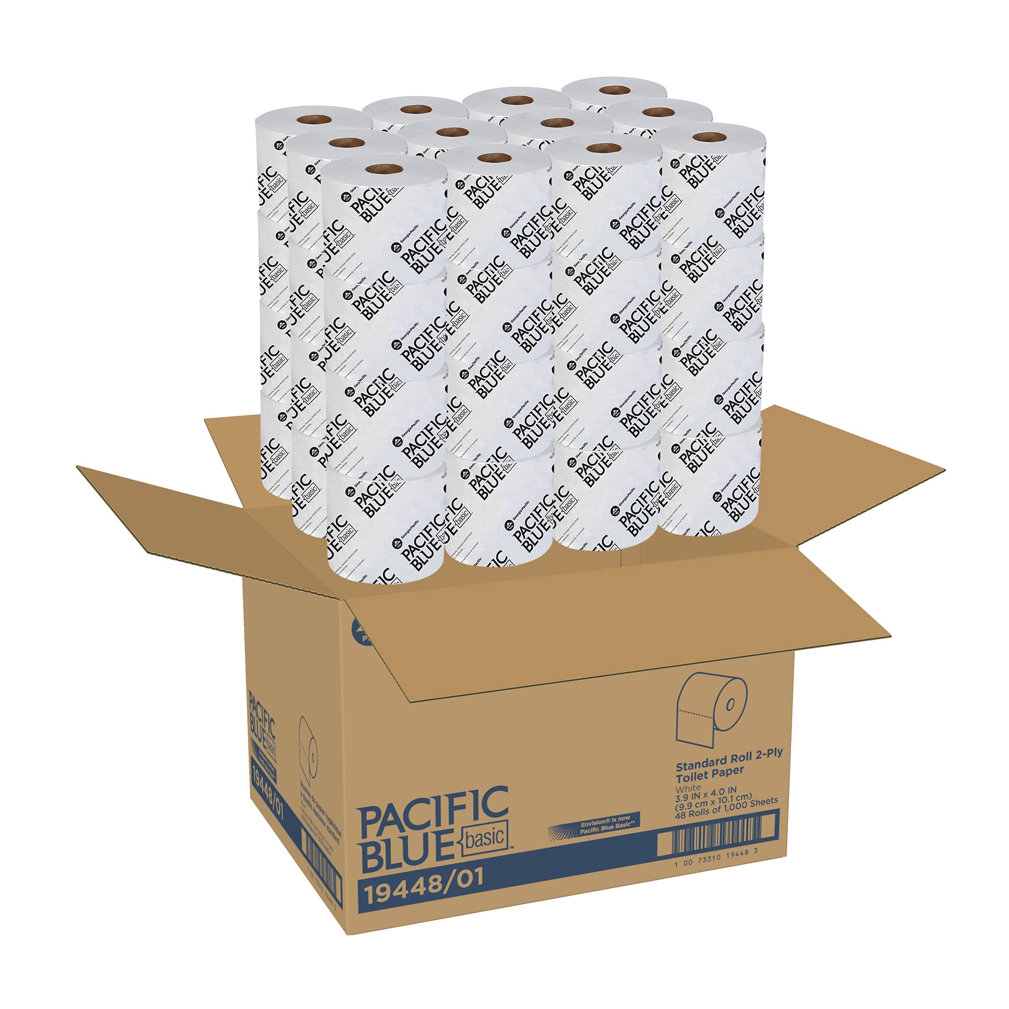 Foto 5 pulgar | Papel Higiénico Georgia-pacific Pacific Blue Basic, 2 Capas, 48 Rollos - Venta Internacional.