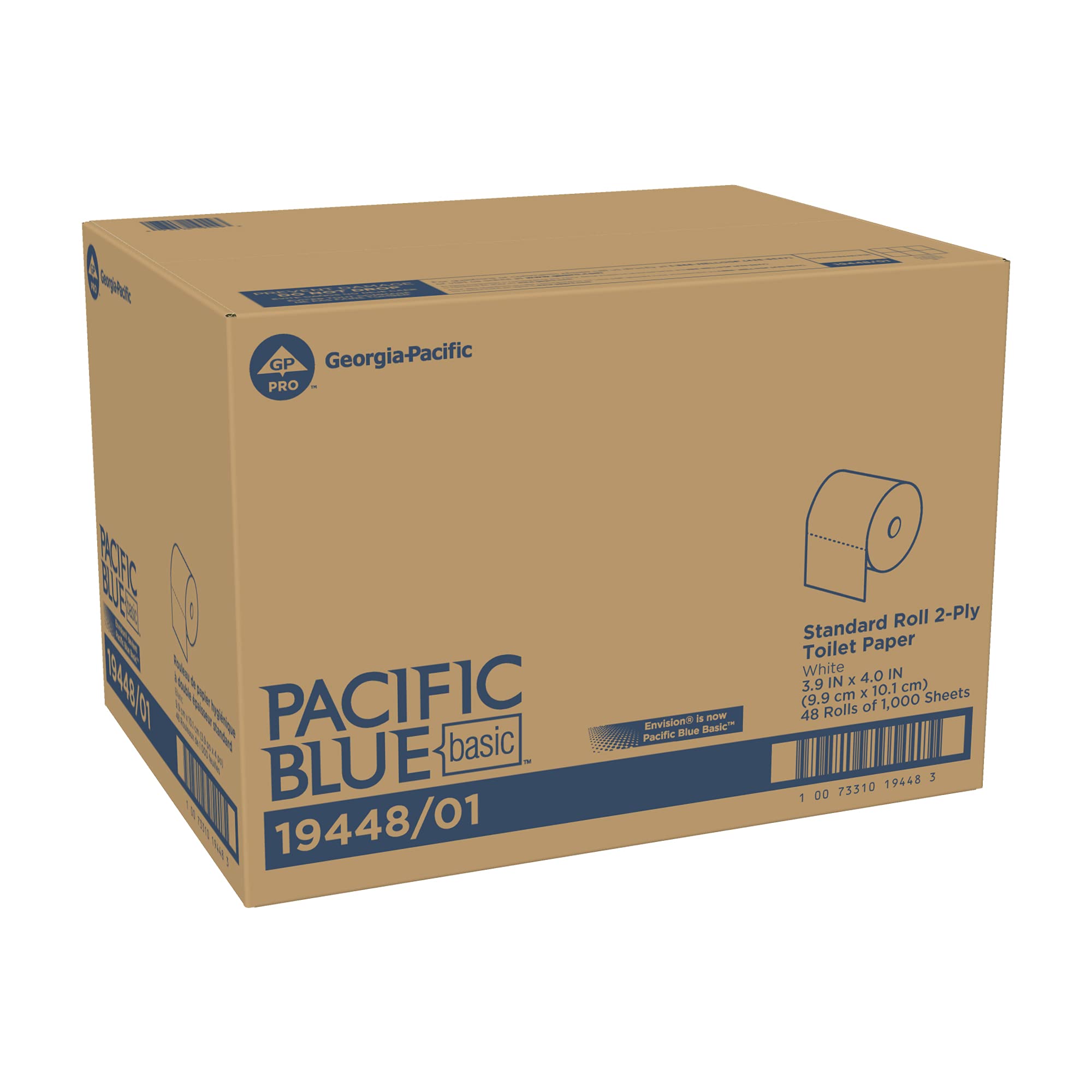 Foto 6 pulgar | Papel Higiénico Georgia-pacific Pacific Blue Basic, 2 Capas, 48 Rollos - Venta Internacional.