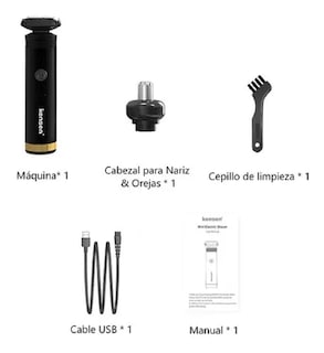 Foto 2 | Mini Rasuradora Eléctrica Malubero para Barba y Pelo Corporal