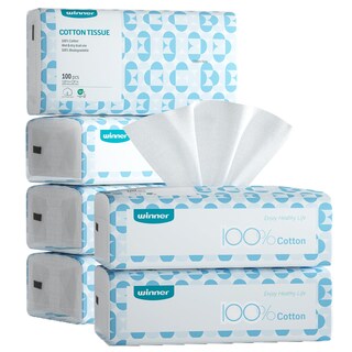 Foto 1 | Pañuelos Desechables Winner Soft Algodón 600 Unidads Paquete de 6 - Venta Internacional