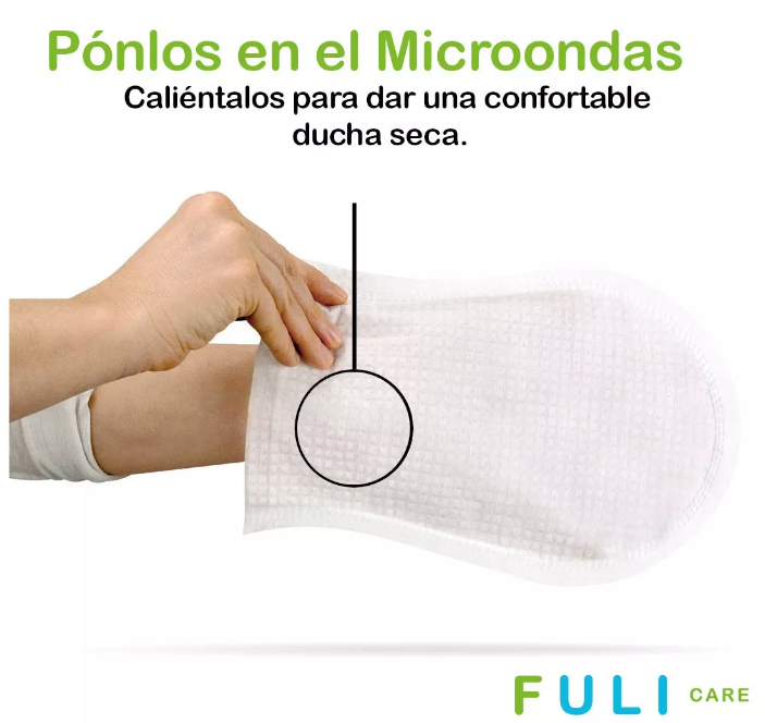 Foto 3 pulgar | Cleanis Aqua Sensitive - Guante Húmedo para Limpieza de Pacientes. Toallitas Hipoalergénicas. Paquete Con 12 Piezas