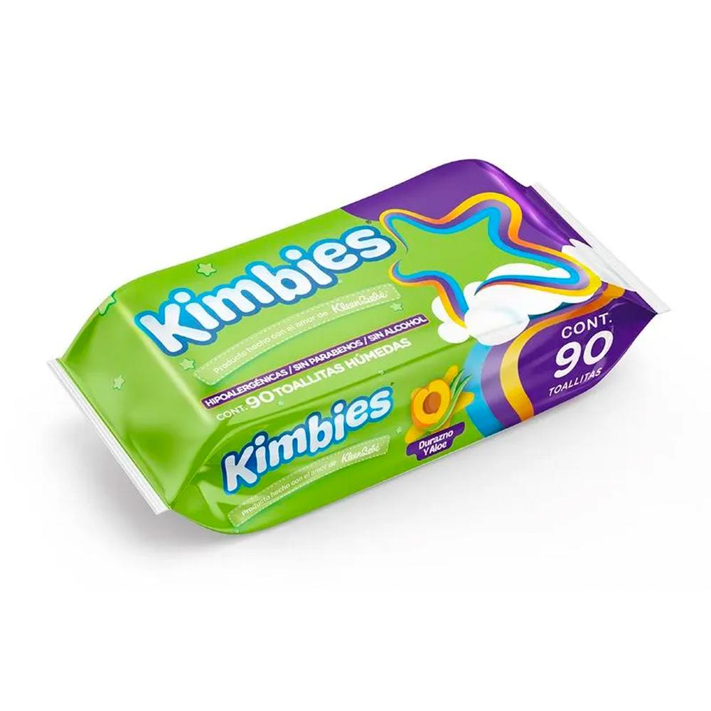 Foto 2 | Toallitas Húmedas Kleenbebé Kimbies 90 Piezas