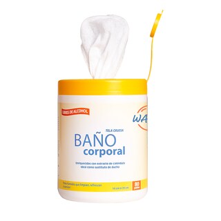 Foto 4 | 2 Pack De Paños Para Baño Corporal - 160 Toallitas Húmedas - Pack De 2 Botes Jumbos | Paños Para Enfermos -