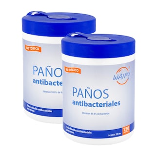 Foto 1 | 2 Pack de Toallitas Húmedas Waipy para Limpiar Manos