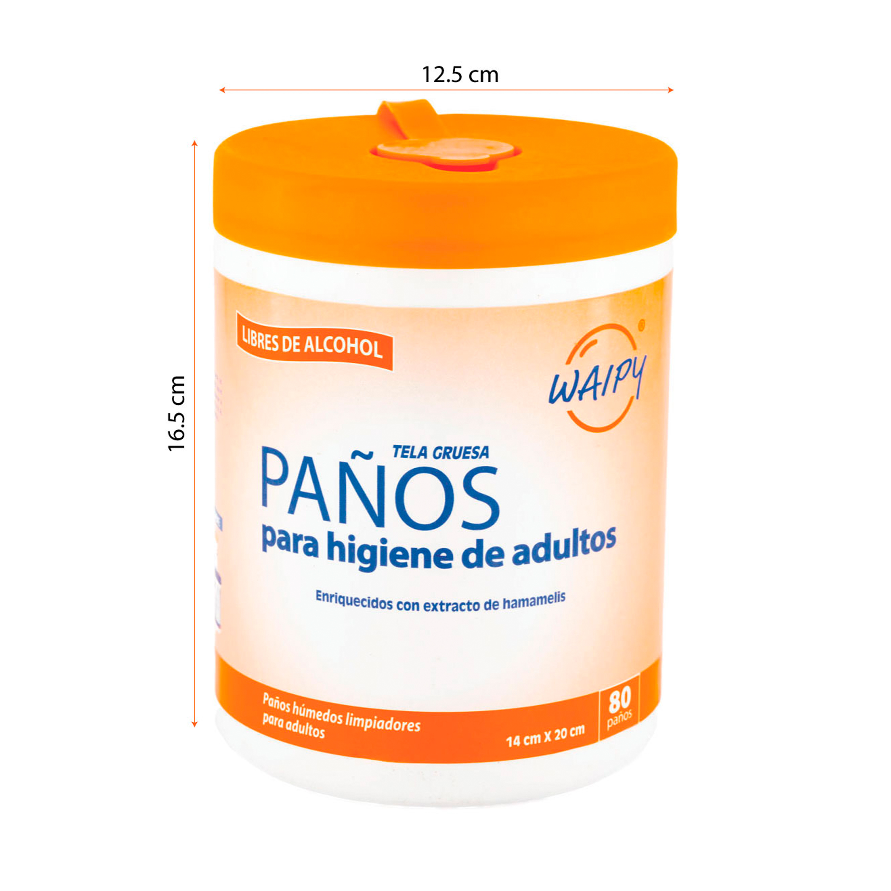 Foto 6 pulgar | Toallas Húmedas Waipy  para Adultos 2 Pack