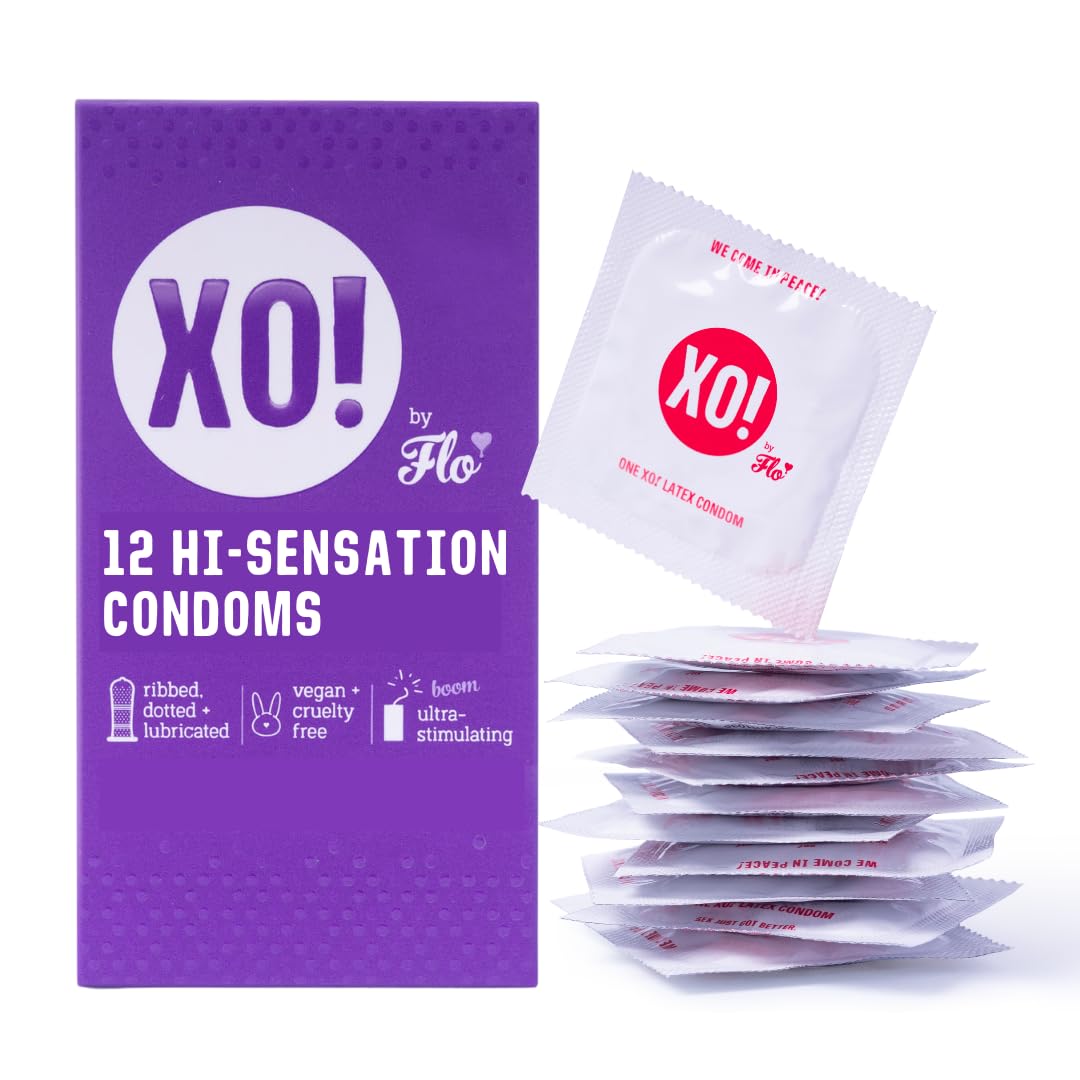 Preservativos Flo Xo Hi-sensation Righteous Rubber, 12 Unidades - Venta Internacional.