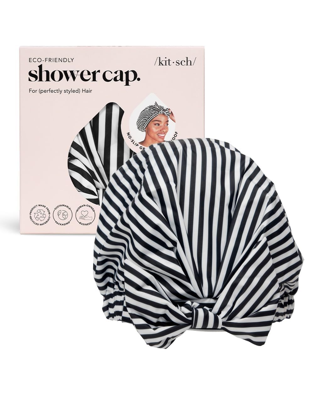 Gorro De Ducha Kitsch Luxury, Impermeable Y Reutilizable Para Mujer - Venta Internacional.