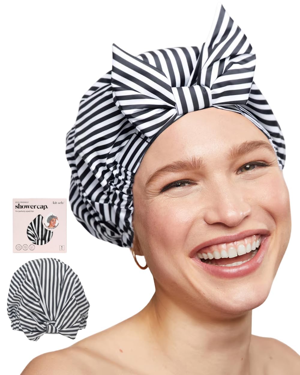 Foto 6 | Gorro De Ducha Kitsch Luxury, Impermeable Y Reutilizable Para Mujer - Venta Internacional.