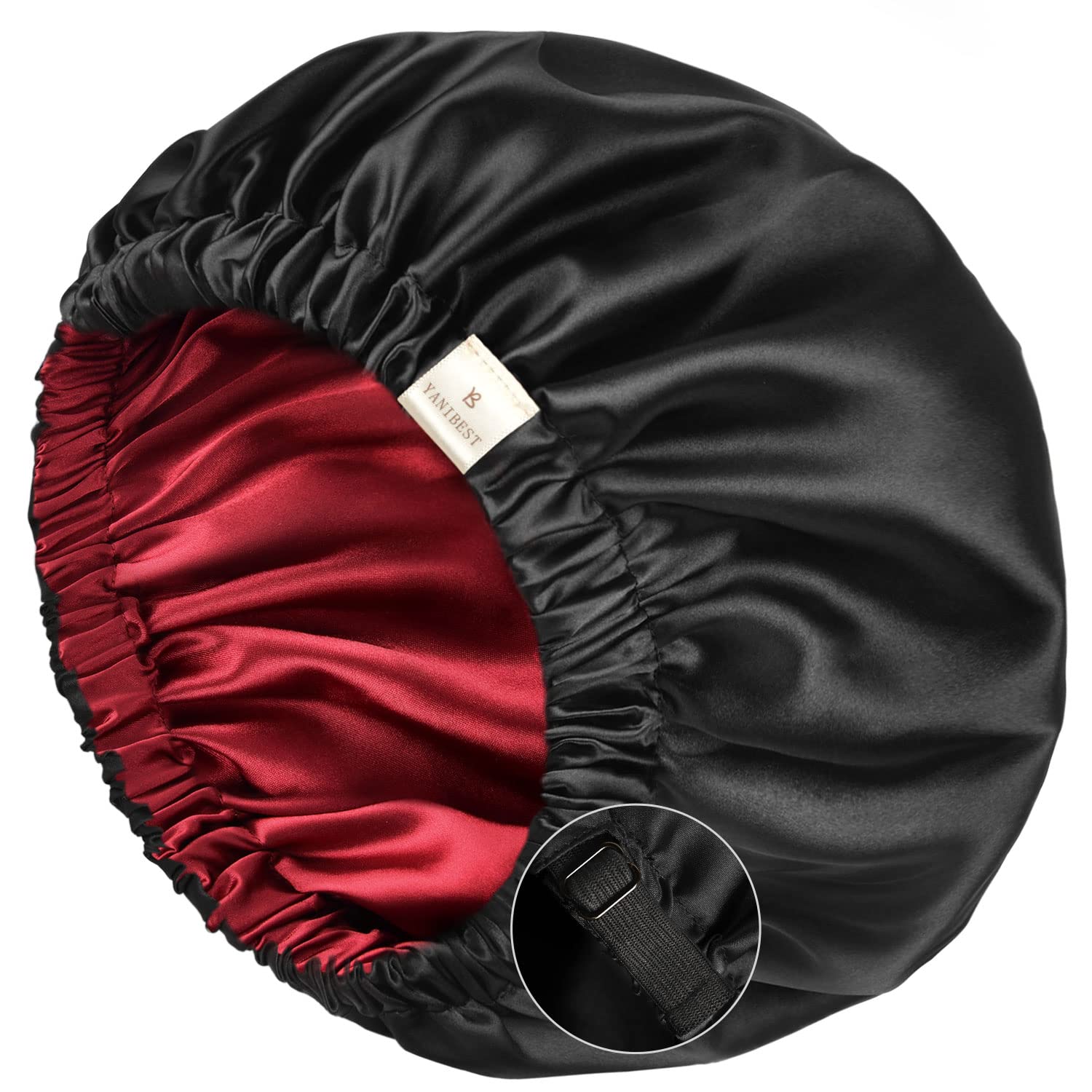 Foto 2 pulgar | Gorro De Satén Yanibest De Seda Para Mujeres Y Hombres Que Duermen - Venta Internacional.