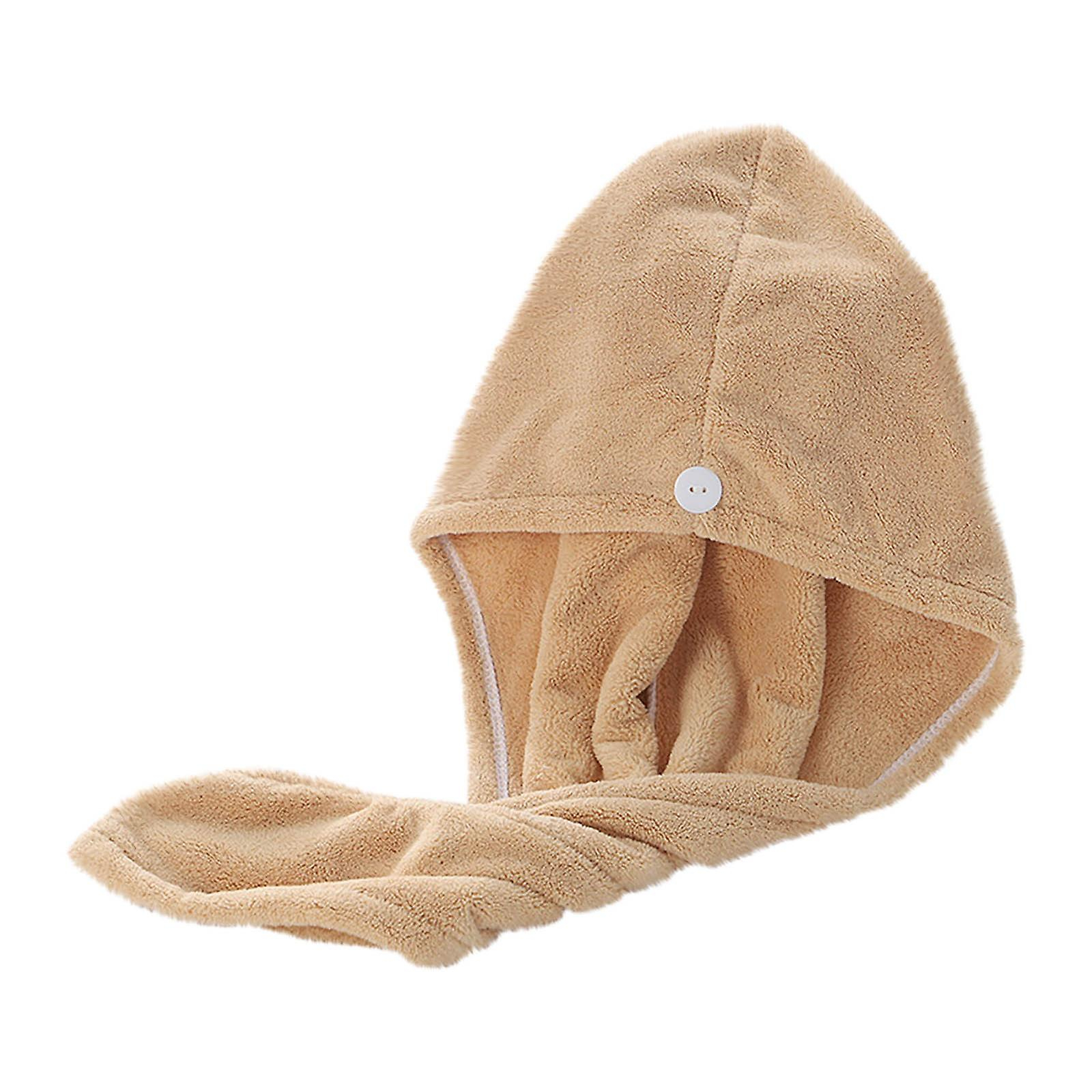 Gorro De Ducha Para Cabello Seco  Terciopelo Coral  Para Mujeres  Hombres Y Adolescentes - Venta Internacional.