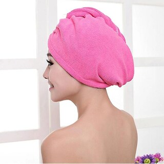 Foto 2 | Toalla De Baño De Microfibra Para Secar El Cabello Gorra Y Secado Rápido - Venta Internacional.