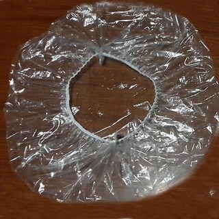 Foto 1 | Gorros Desechables De Plástico Para Ducha 100 Unidades Transparentes - Venta Internacional.