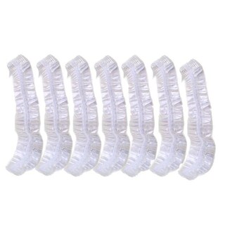Foto 2 | Gorros Desechables De Plástico Para Ducha 100 Unidades Transparentes - Venta Internacional.