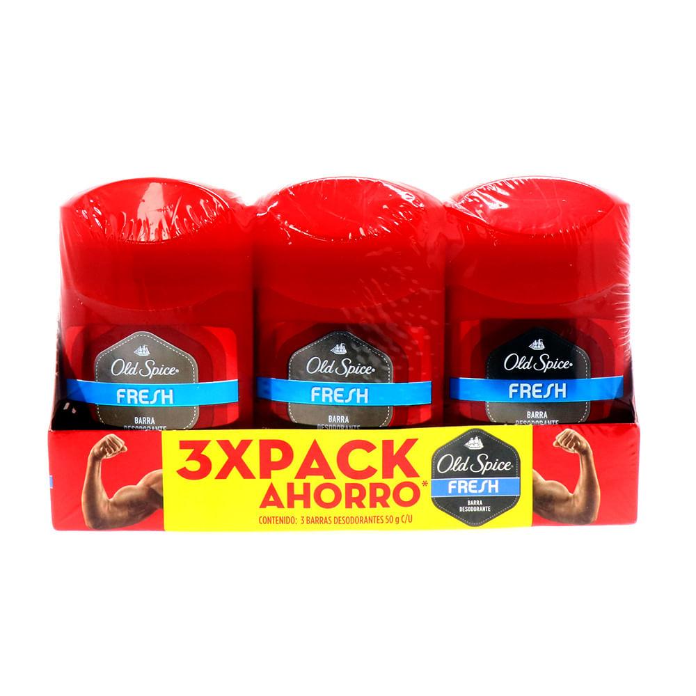 Foto 2 | Desodorante Old Spice Fresh 3 Piezas de 50 Gr