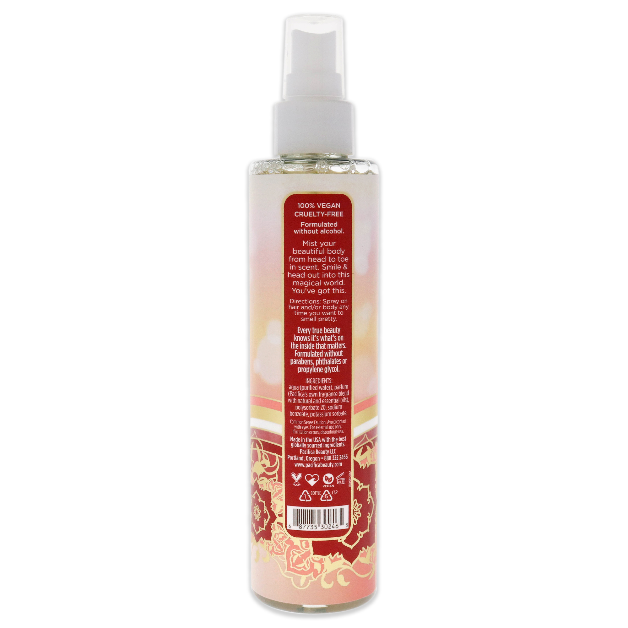 Foto 3 pulgar | Pacifica Perfumed Hair And Body Mist - Persian Rose For Women 6 Oz Body Mist