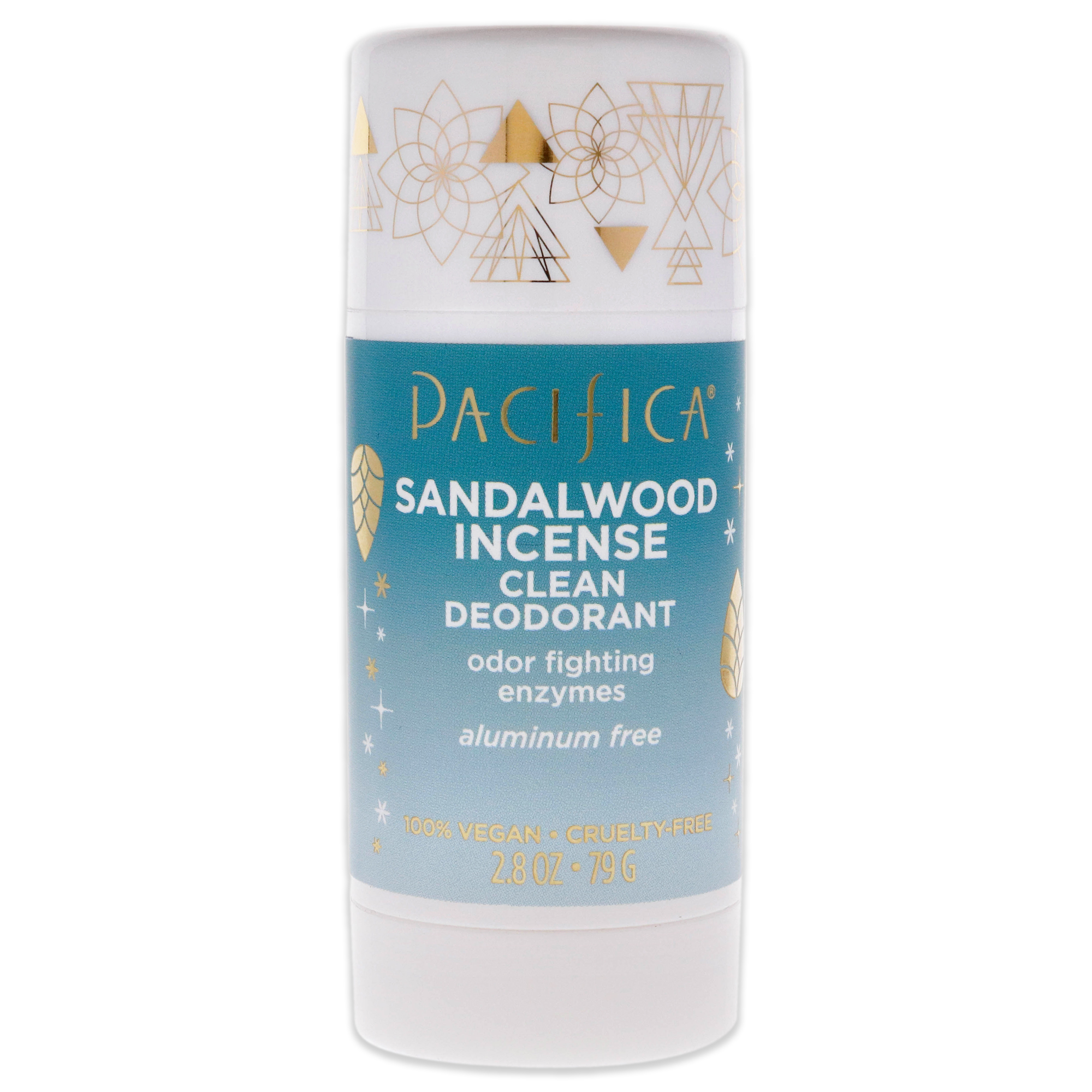 Desodorante en Barra Clean Pacifica Incienso de Sándalo para Mujeres 2.8 OZ