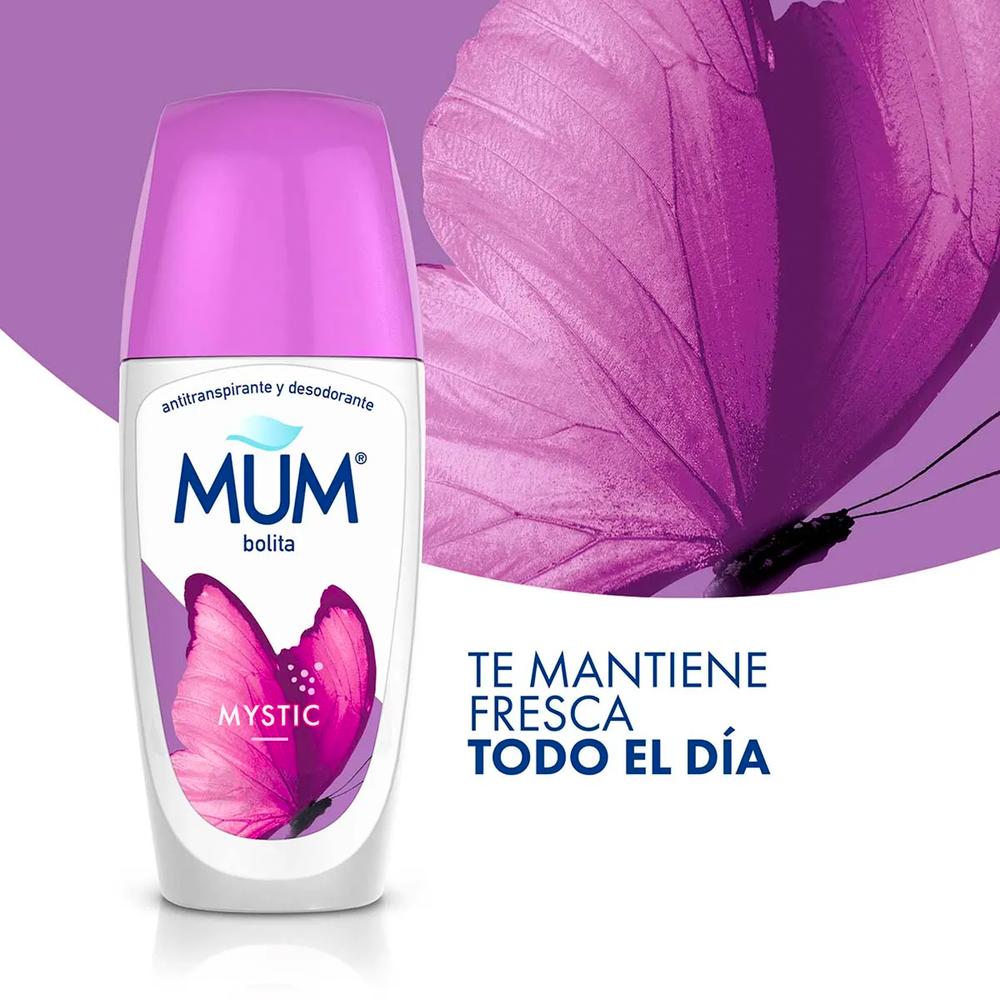 Foto 3 pulgar | Desodorante Mum Mystic Roll On 60 Gr