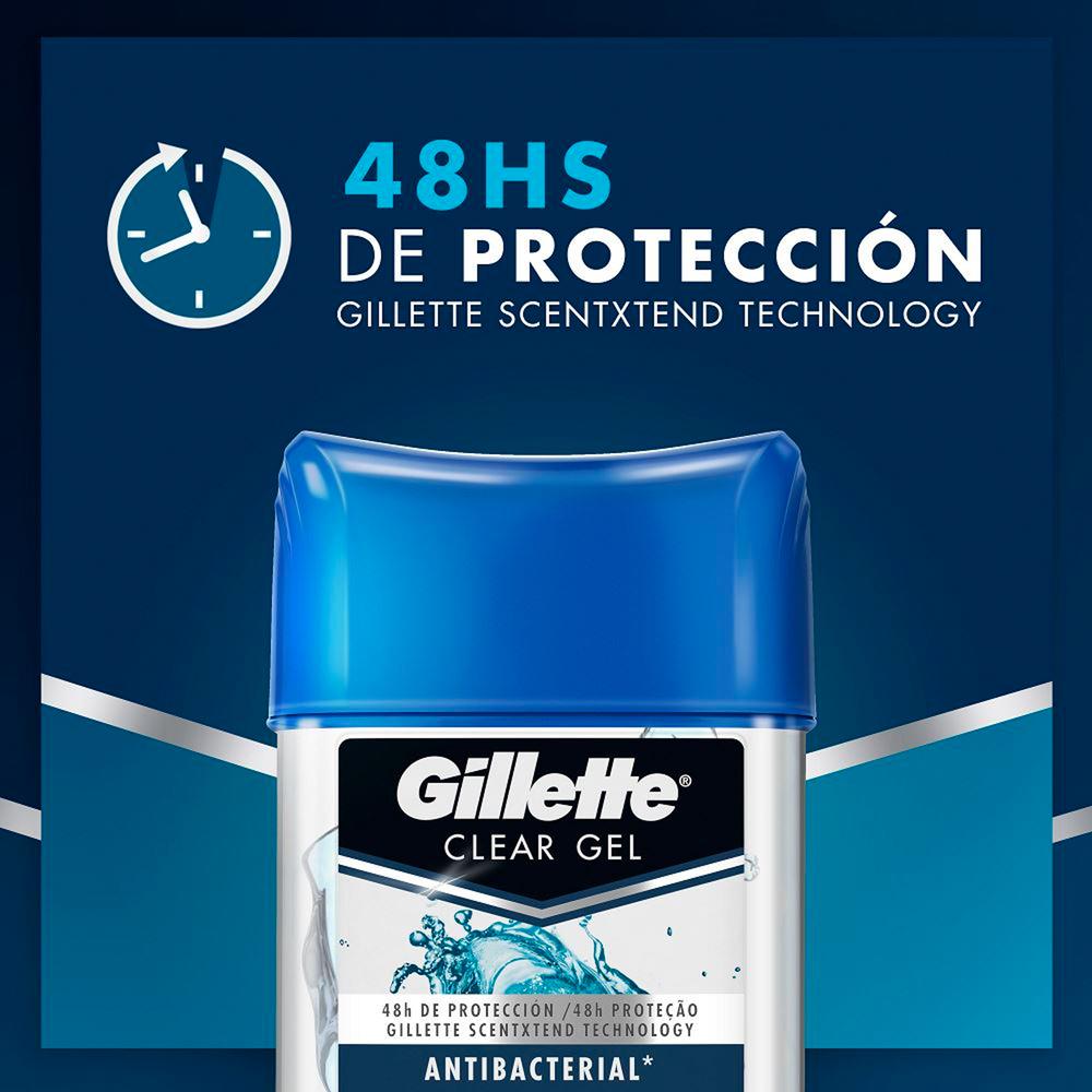 Foto 3 pulgar | Desodorante Gillette Protección Antibacterial 82 g