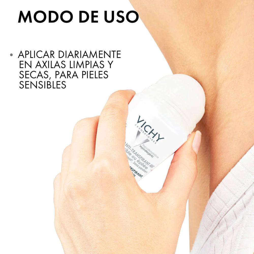 Foto 4 pulgar | Desodorante Vichy Piel Sensible 50 ml
