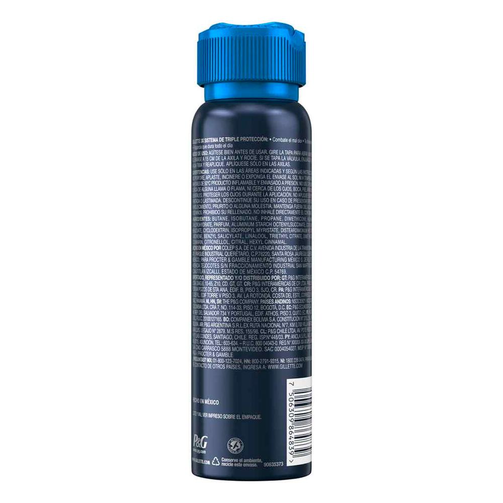 Foto 3 pulgar | Antitranspirante Gillette Cool Wave 150 Ml