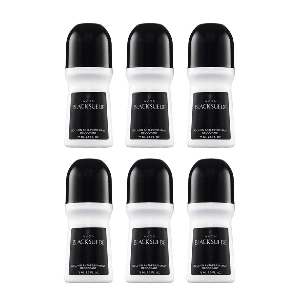 Foto 1 | Desodorante Avon Black Suede Roll-On para Hombre 75 ml 6 Piezas - Venta Internacional