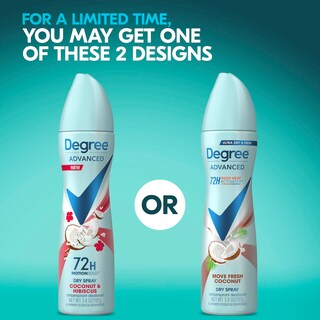 Foto 2 | Desodorante Antitranspirante Aerosol Degree 3 Piezas - Venta Internacional