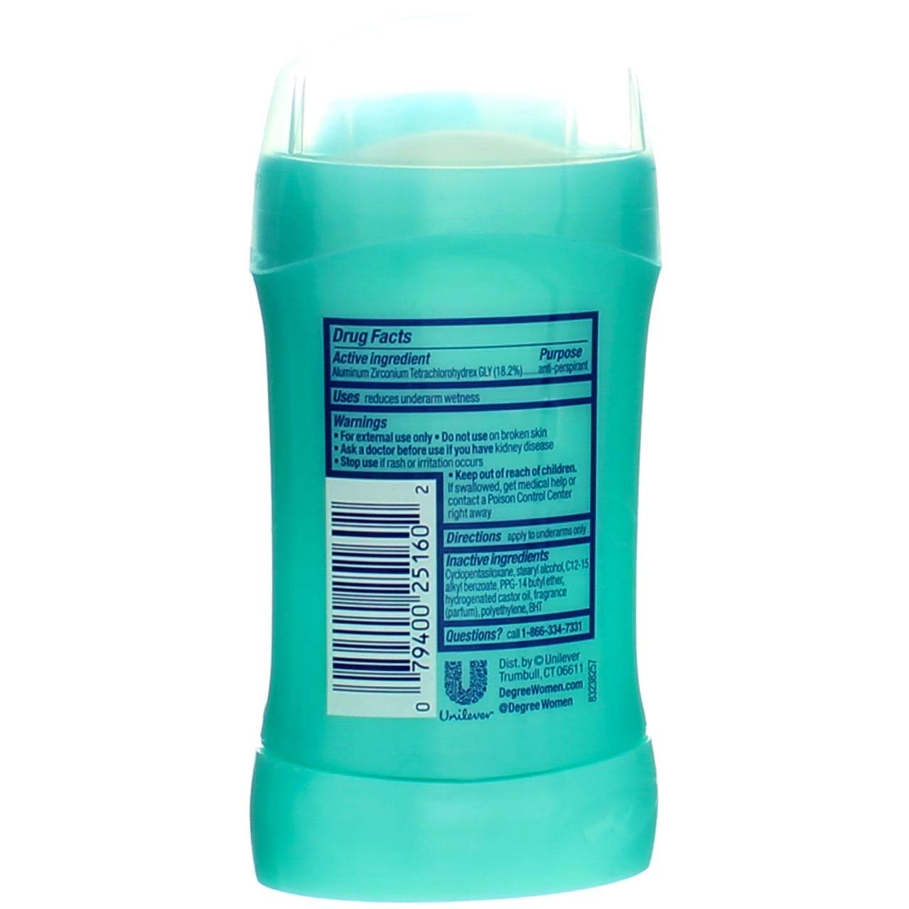 Foto 5 pulgar | Desodorante en Barra Degree Shower Clean 48 Horas 50 Ml - Venta Internacional