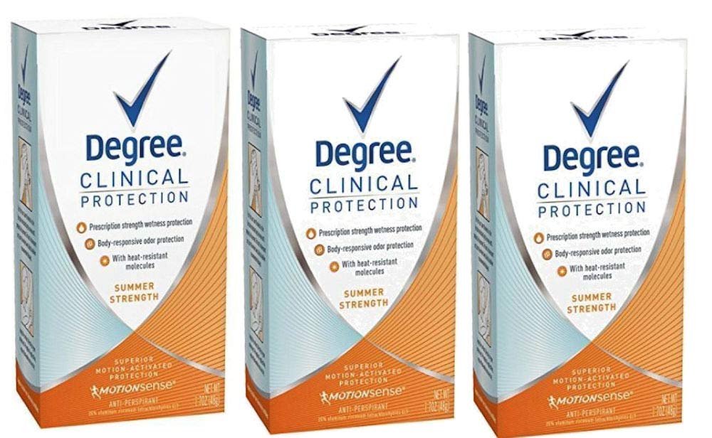 Foto 2 pulgar | Desodorante en Barra Degree Clinical Protection de 3 Piezas para Mujer-Venta Internacional