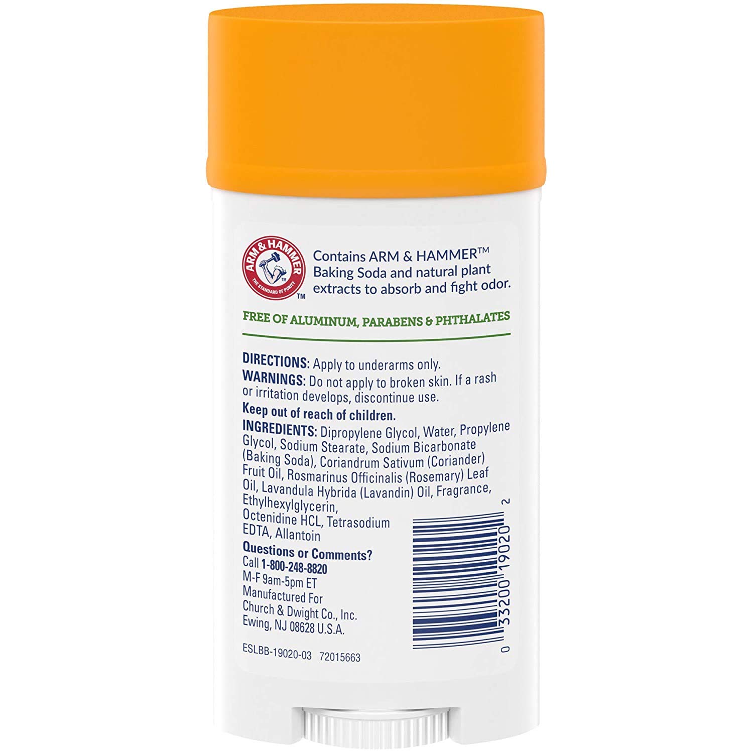 Foto 2 | Desodorante Arm & Hammer Essentials Fresh 75 ml Paquete de 3 - Venta Internacional