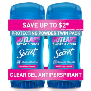 Foto 1 | Desodorante Antitranspirante Secret Outlast 2 Piezas - Venta Internacional