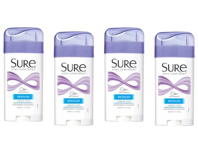 Foto 7 | Desodorantes en Barra Sure Stay Confident Regular 4 Piezas-Venta Internacional