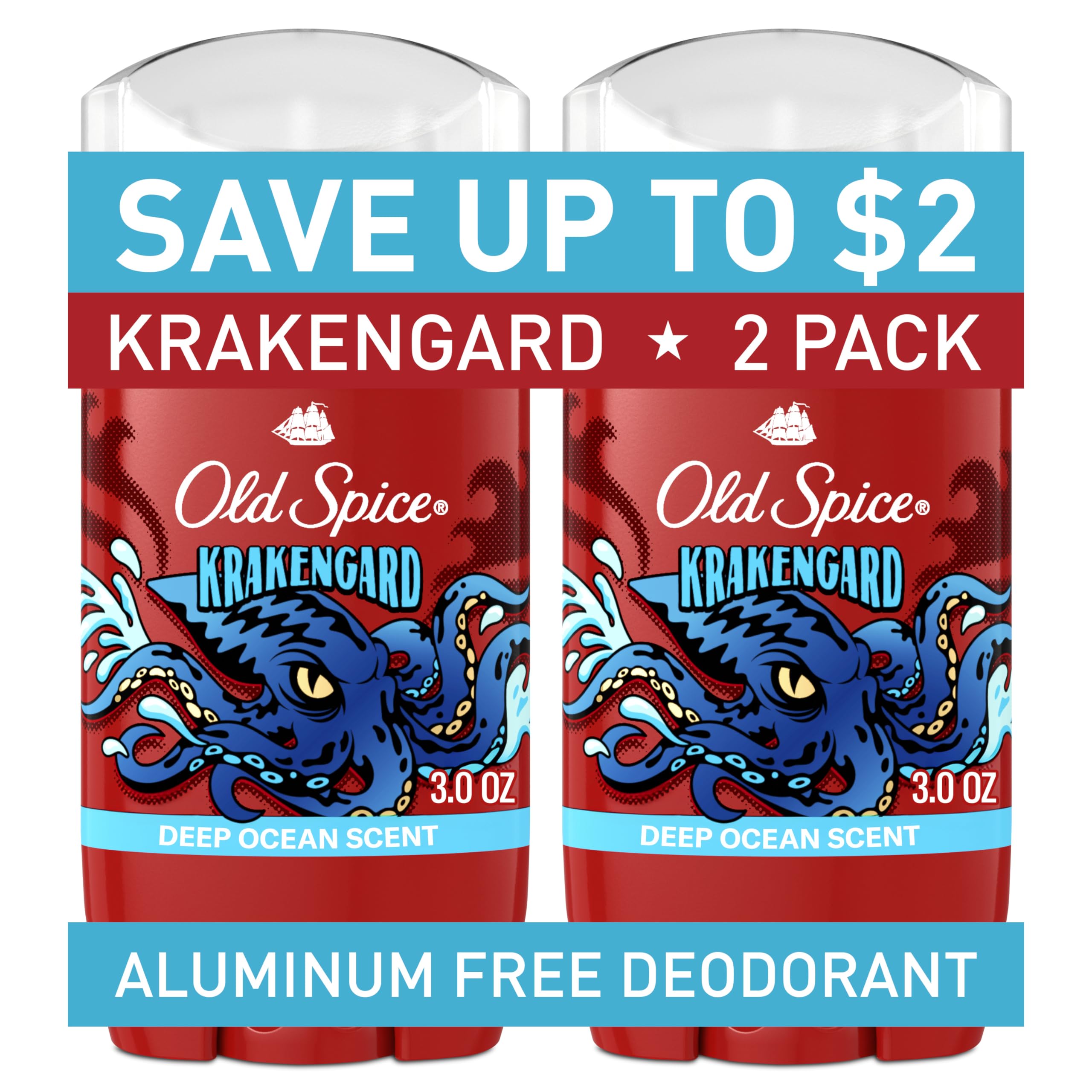 Foto 2 pulgar | Desodorante Old Spice Krakengard 24/7 2 Piezas de 3.0 onzas C/U - Venta Internacional