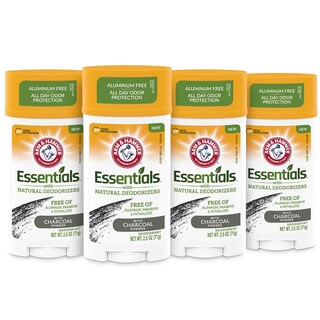 Foto 1 | Desodorante Arm & Hammer Essentials Charcoal 4 Piezas - Venta Internacional