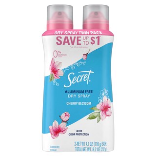 Foto 1 | Desodorante Secret Dry Spray 120 ml 3 Piezas - Venta Internacional