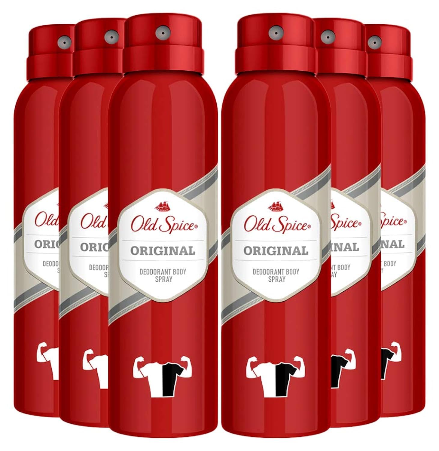 Foto 1 | Desodorante Corporal Old Spice Original Scent 150 Ml x6 - Venta Internacional