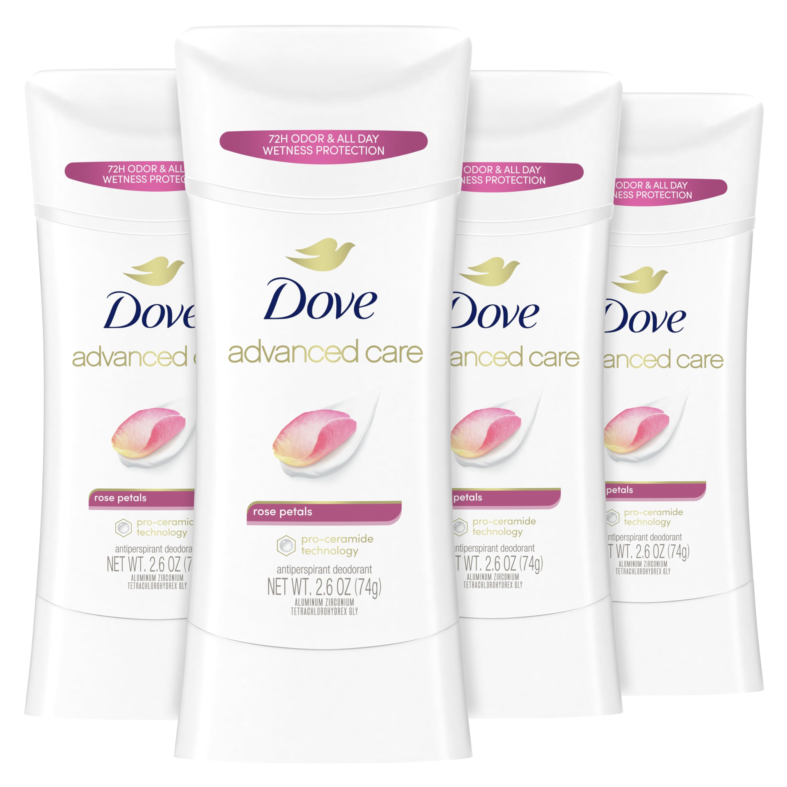 Foto 2 pulgar | Desodorante Antitranspirante en Barra Dove Advanced Care Rose Petals - Venta Internacional