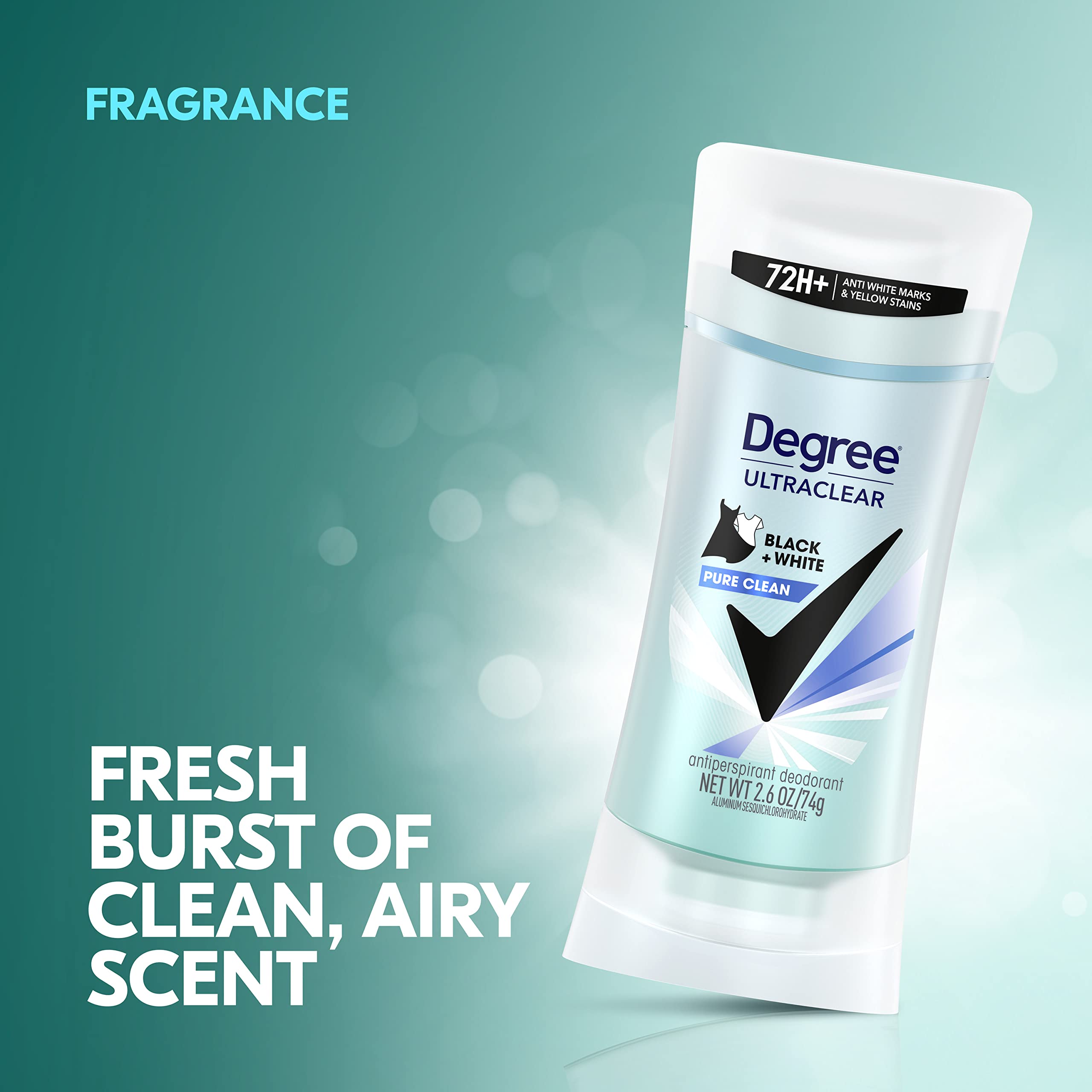 Foto 4 pulgar | Antitranspirante Degree Pure Clean para Mujer 75 Ml Paquete de 4 - Venta Internacional