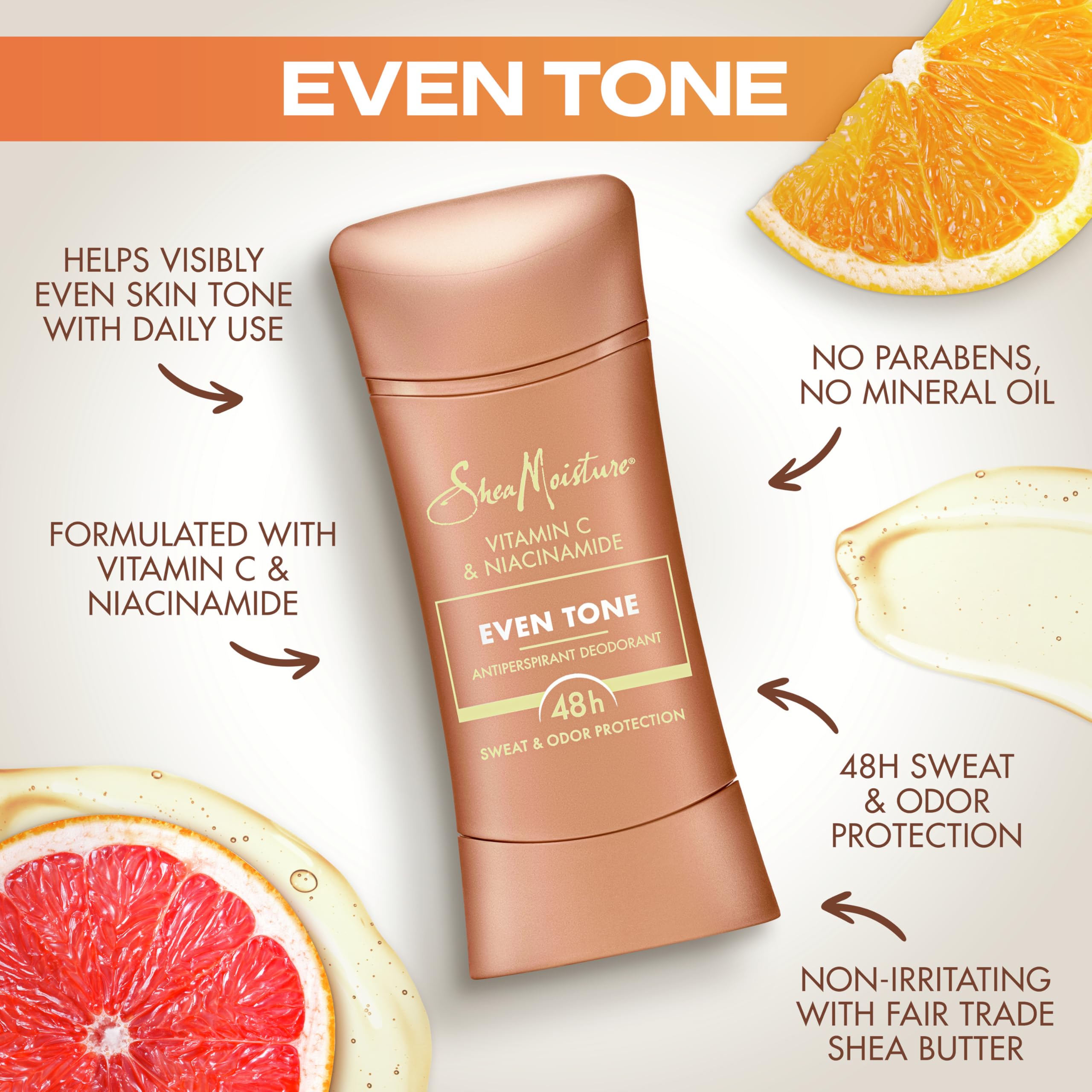Foto 6 pulgar | Desodorante Antitranspirante en Barra Shea Moisture Even Tone x 2 75 Ml - Venta Internacional