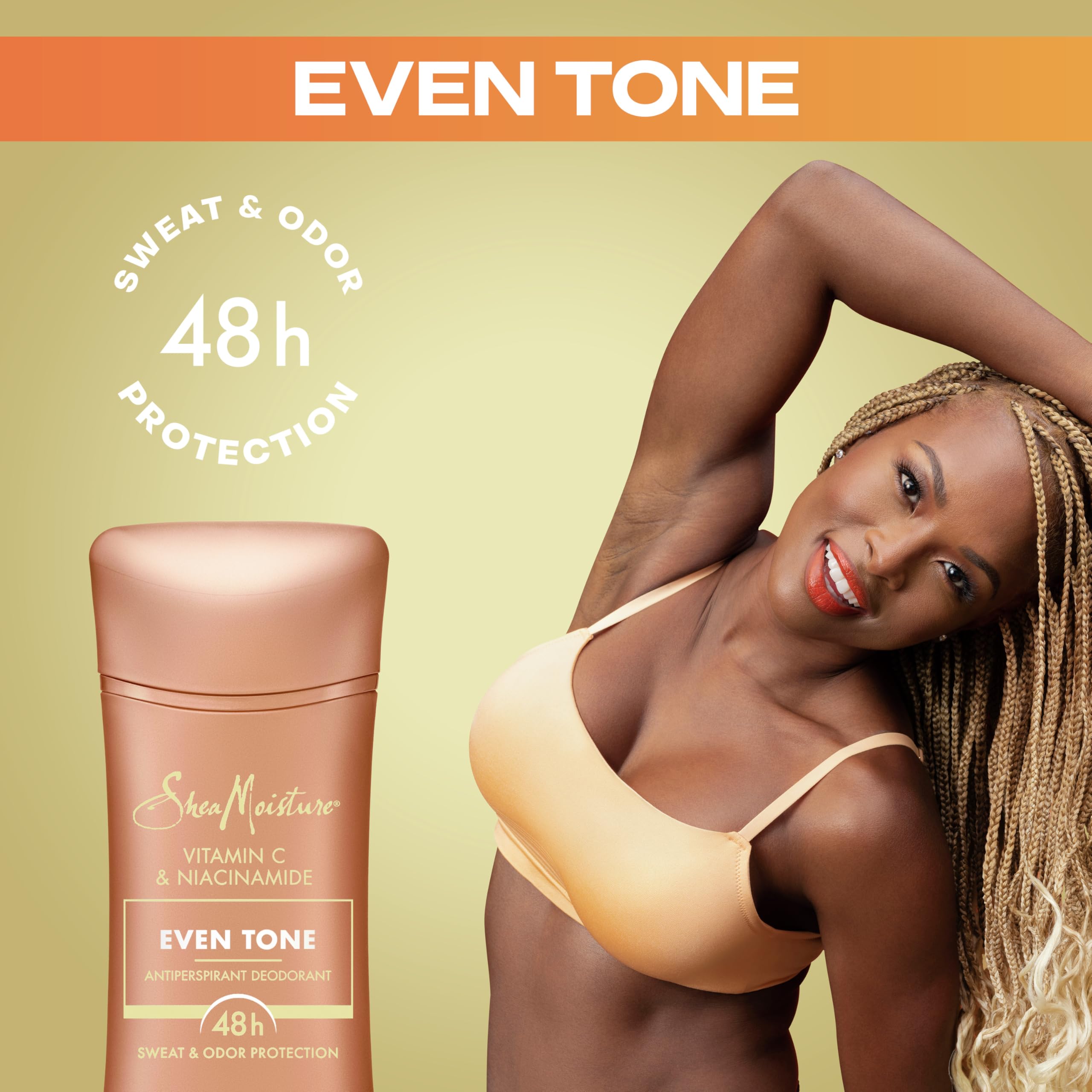 Foto 7 pulgar | Desodorante Antitranspirante en Barra Shea Moisture Even Tone x 2 75 Ml - Venta Internacional