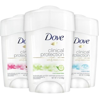 Foto 1 | Desodorante en Barra Dove Clinical Protection 3 Piezas-Venta Internacional