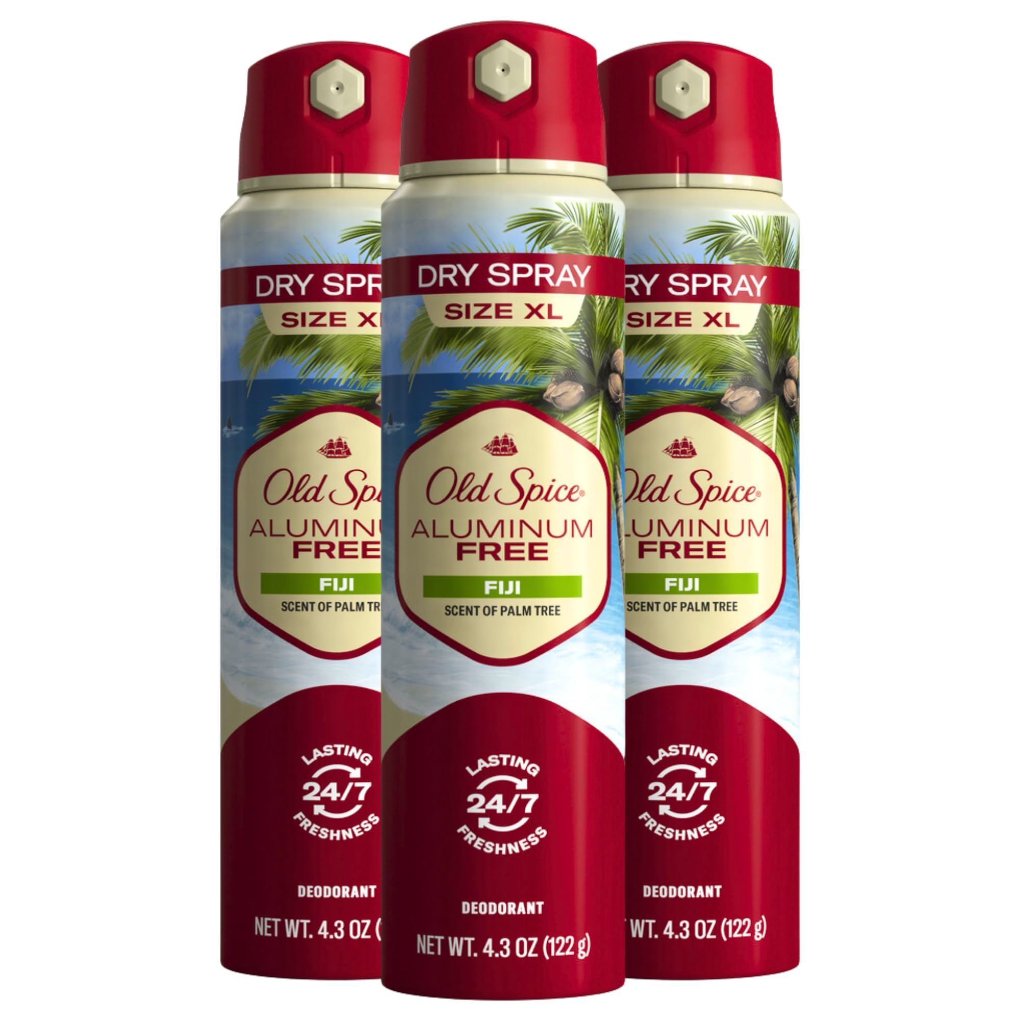 Foto 1 | Desodorante Corporal Old Spice Fiji 24/7 contra Olores 3 Piezas de 122 ml C/U - Venta Internacional
