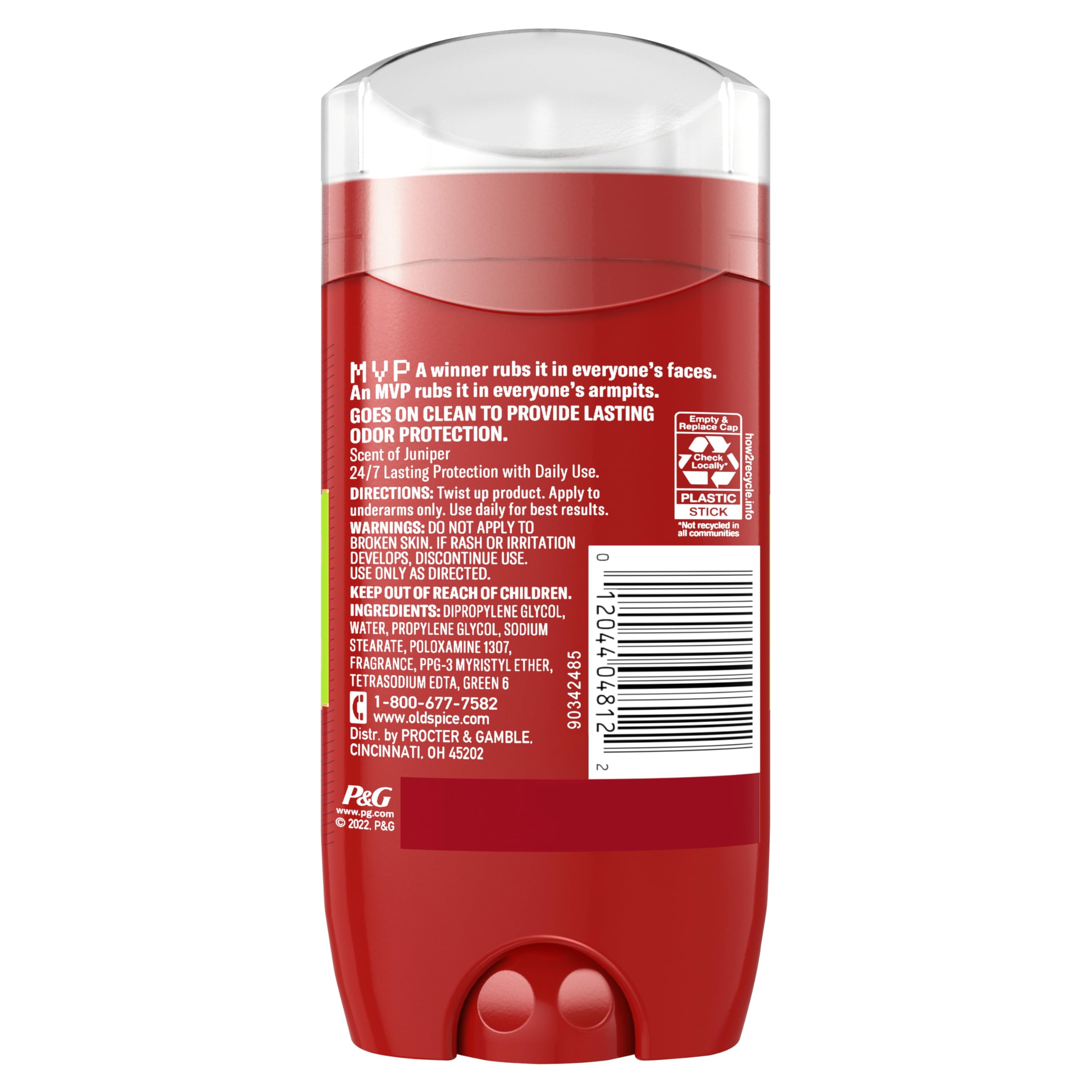 Foto 5 pulgar | Desodorante Old Spice MVP sin Aluminio para Hombre 3 Piezas de 85 g C/U - Venta Internacional