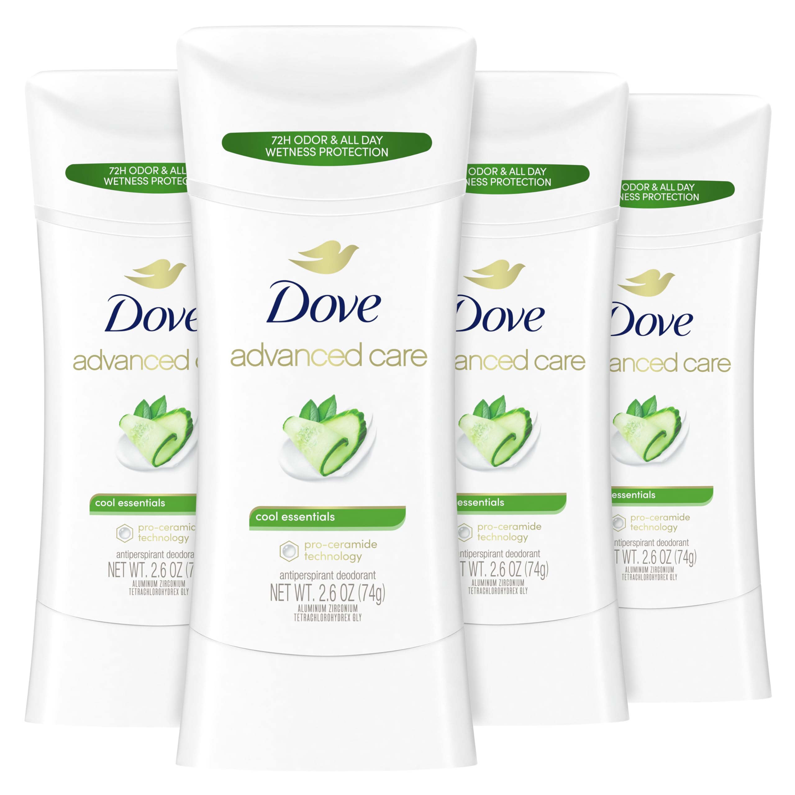 Foto 2 pulgar | Desodorante Dove Advanced Care de 4 Piezas-Venta Internacional