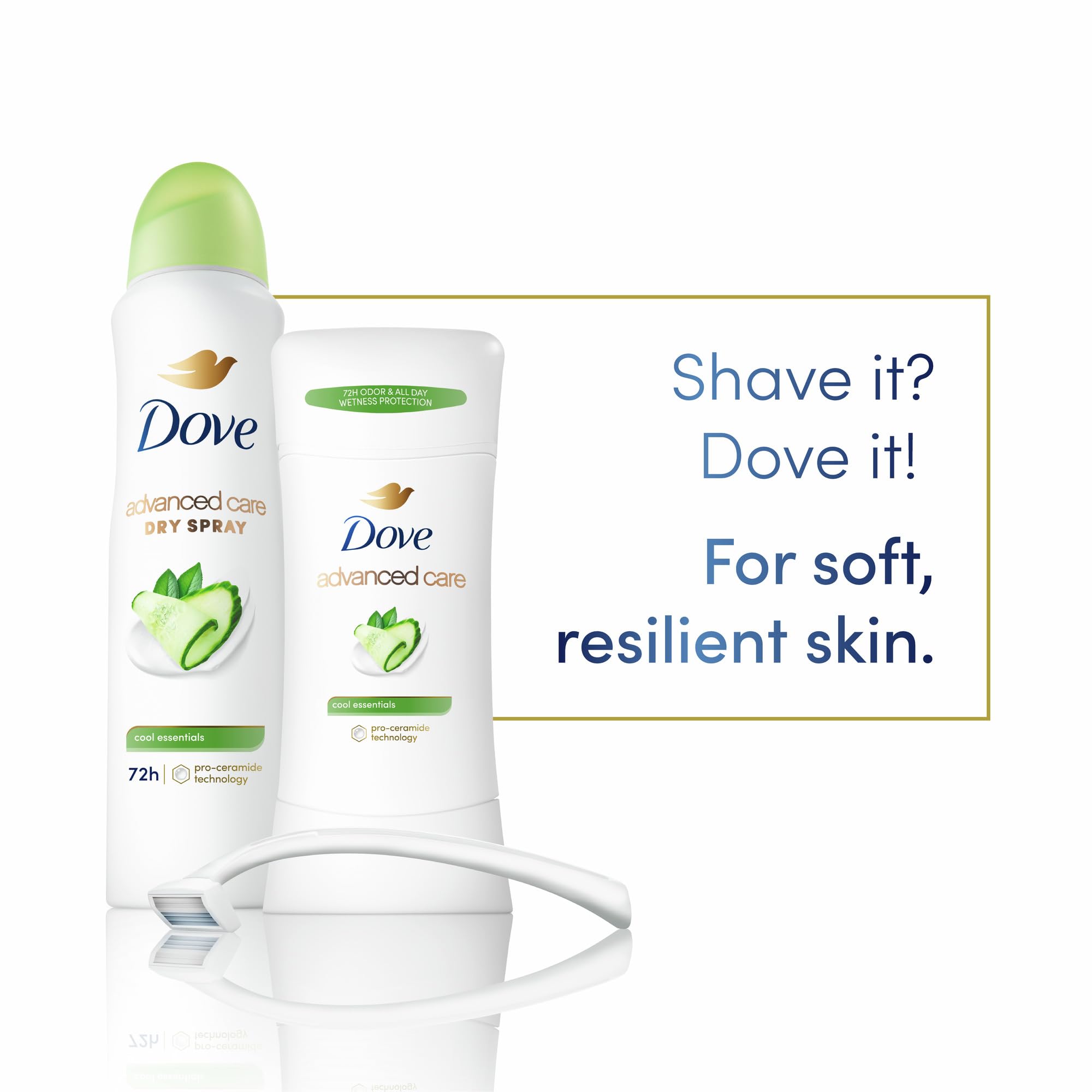 Foto 3 | Desodorante Dove Advanced Care de 4 Piezas-Venta Internacional