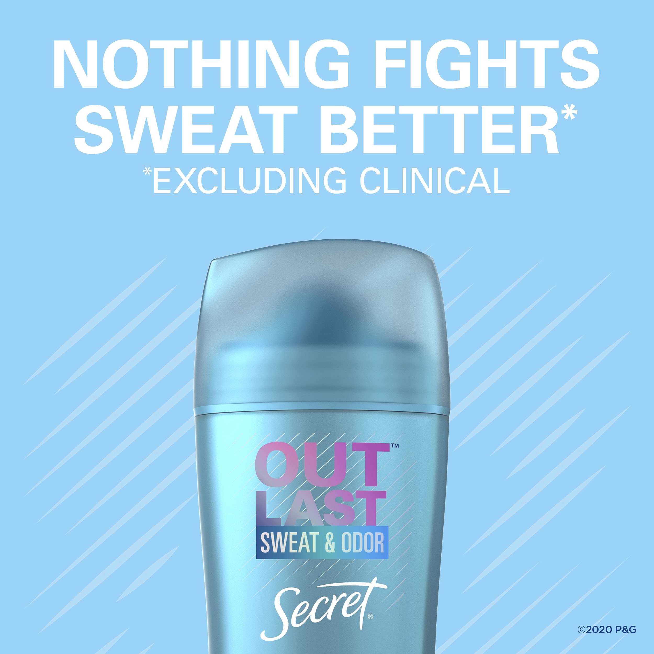 Foto 6 pulgar | Desodorante en Barra Secret Outlast Sweat & Odor de 3 Piezas-Venta Internacional