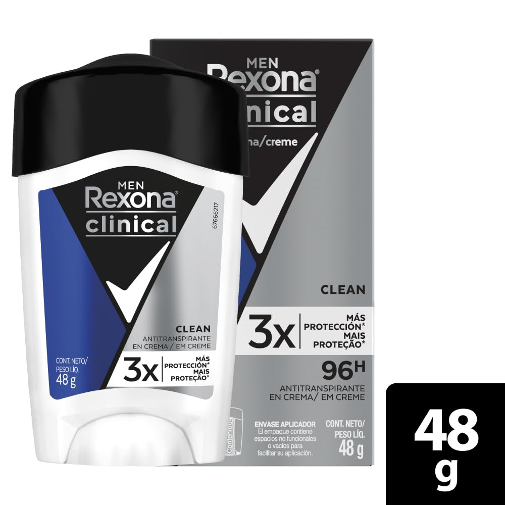 Foto 2 | Desodorante en Barra Rexona Clinical Clean de 48 g-Venta Internacional
