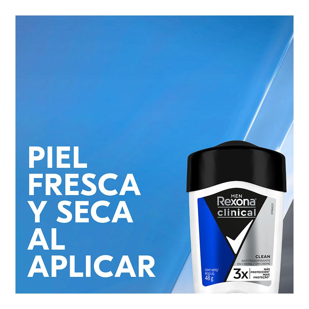 Foto 7 pulgar | Desodorante en Barra Rexona Clinical Clean de 48 g-Venta Internacional