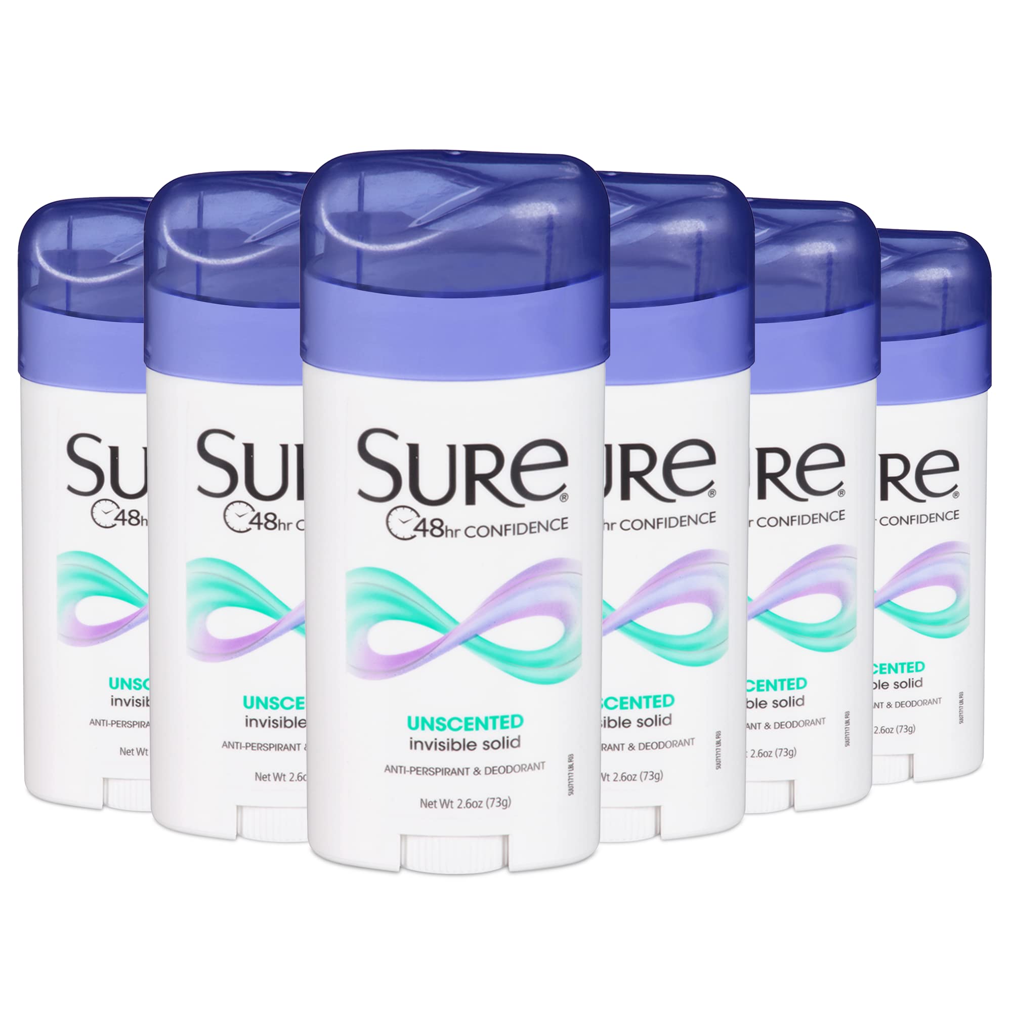 Foto 1 | Desodorante Antitranspirante Sure Solid sin Olor 6 Piezas de 73 g C/U - Venta Internacional